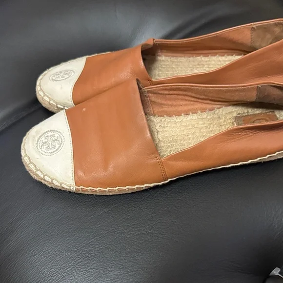 Tory Burch Tan and Cream Espadrilles - Picture 2 of 4